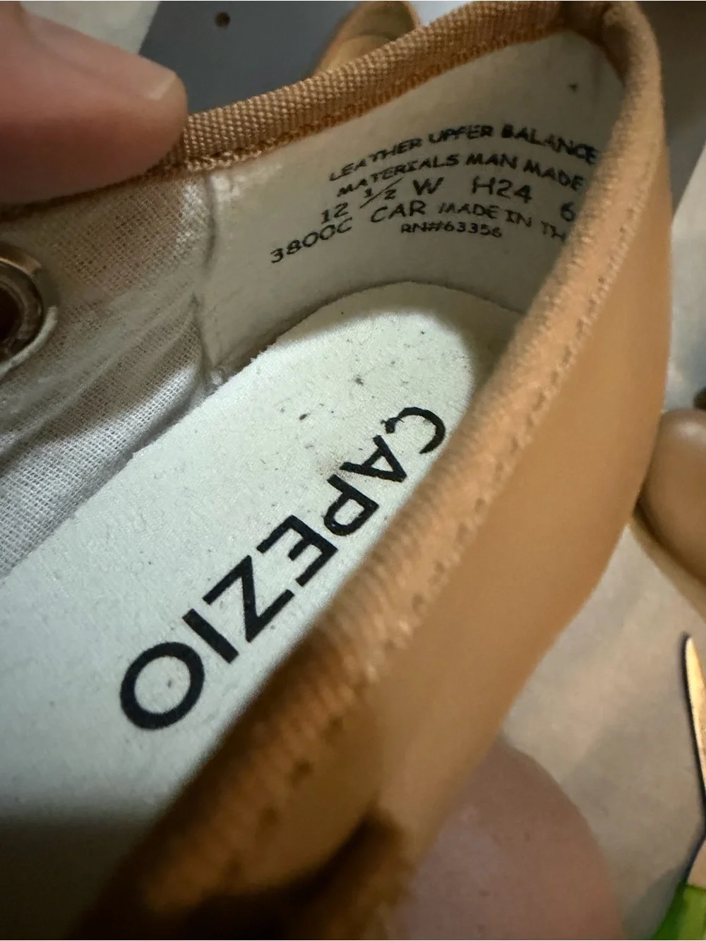 Capezio Girls' Tan Tap Shoe 12.5 W Girls